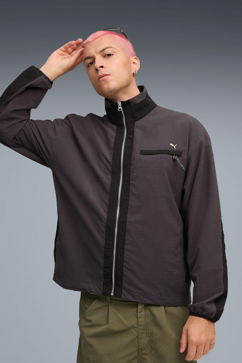 PUMA PUMA SELECT Essentials Men's Waffle Jacket outlook