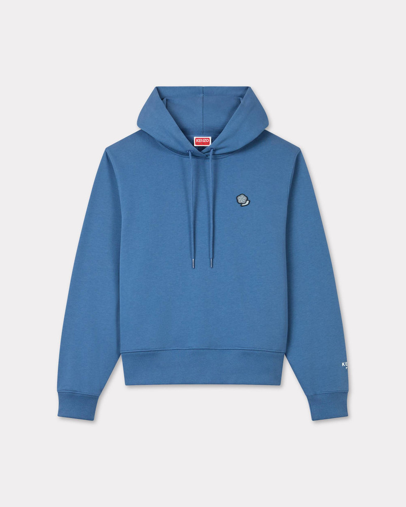 'KENZO Pop' embroidered hoodie in cotton - 1