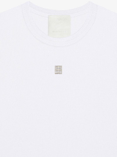 Givenchy SLIM FIT T-SHIRT IN COTTON WITH 4G LOGO outlook