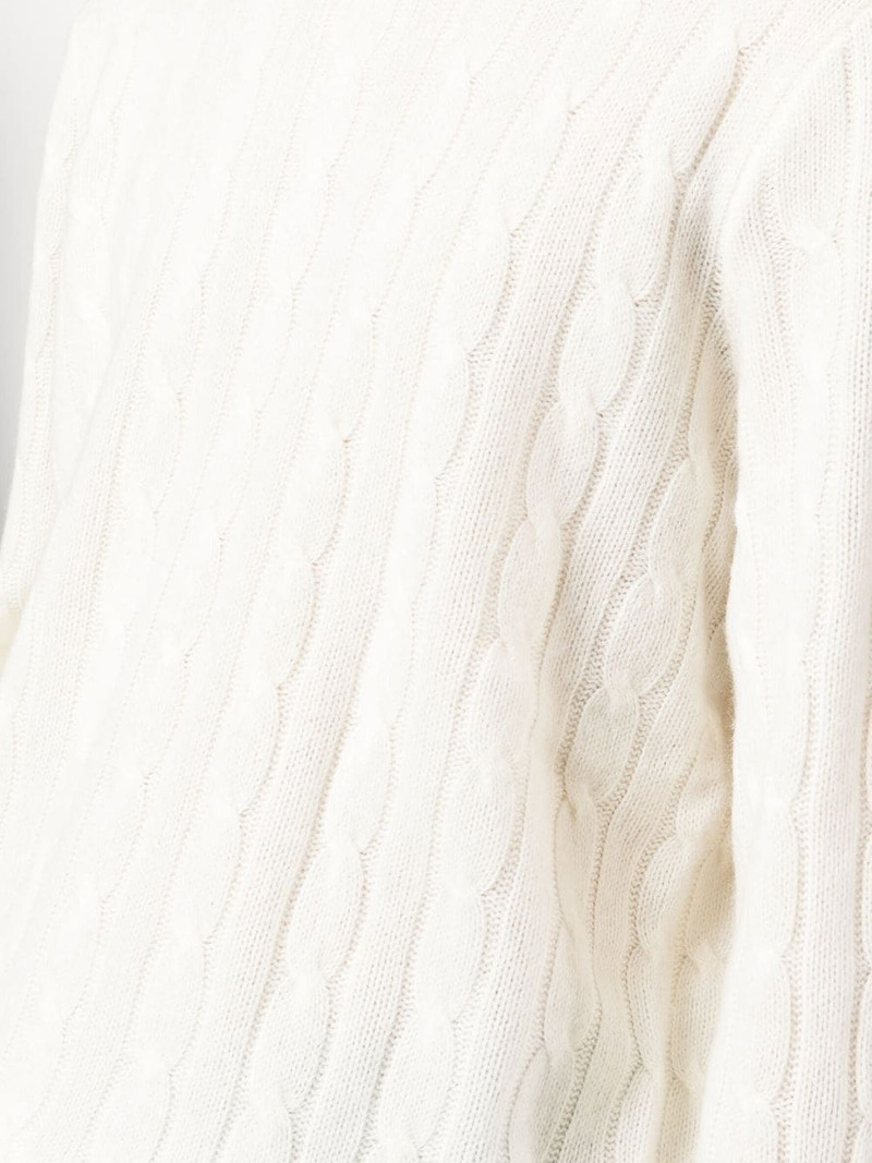 cashmere cable-knit jumper 5