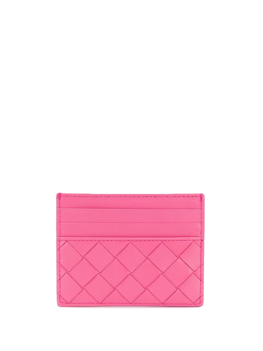 woven leather cardholder - 2