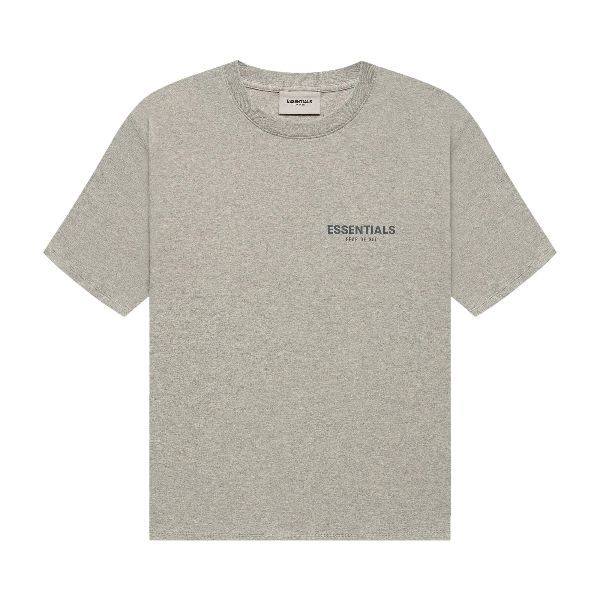 Fear of God Essentials Short-Sleeve Tee 'Dark Heather Oatmeal' - 1