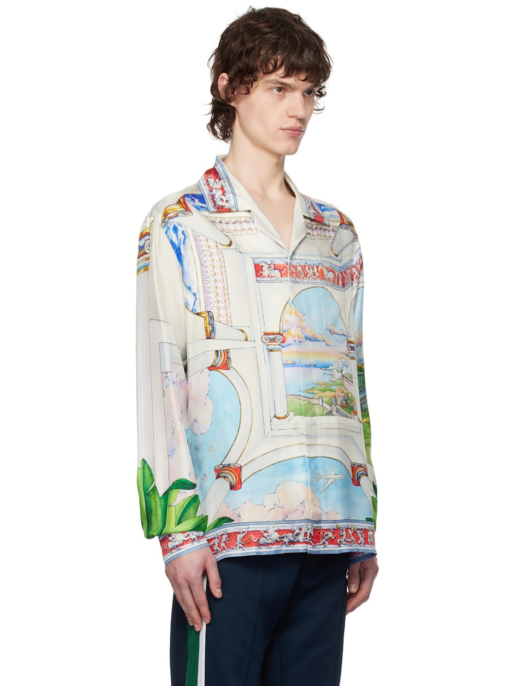 Multicolor 'Le Passage' Silk Shirt - 2