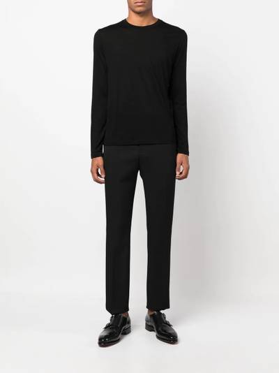 SAINT LAURENT fine-knit wool jumper outlook