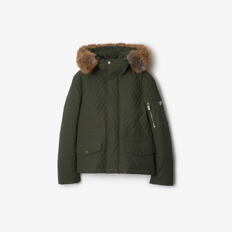 Quilted Cotton Blend Jacket - 1