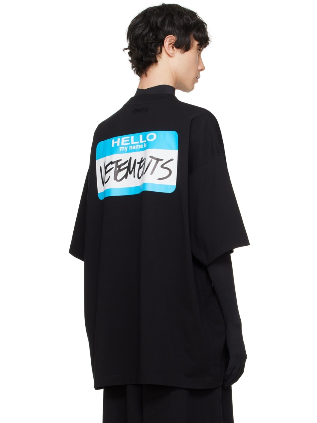 Black 'My Name Is Vetements' T-Shirt - 3