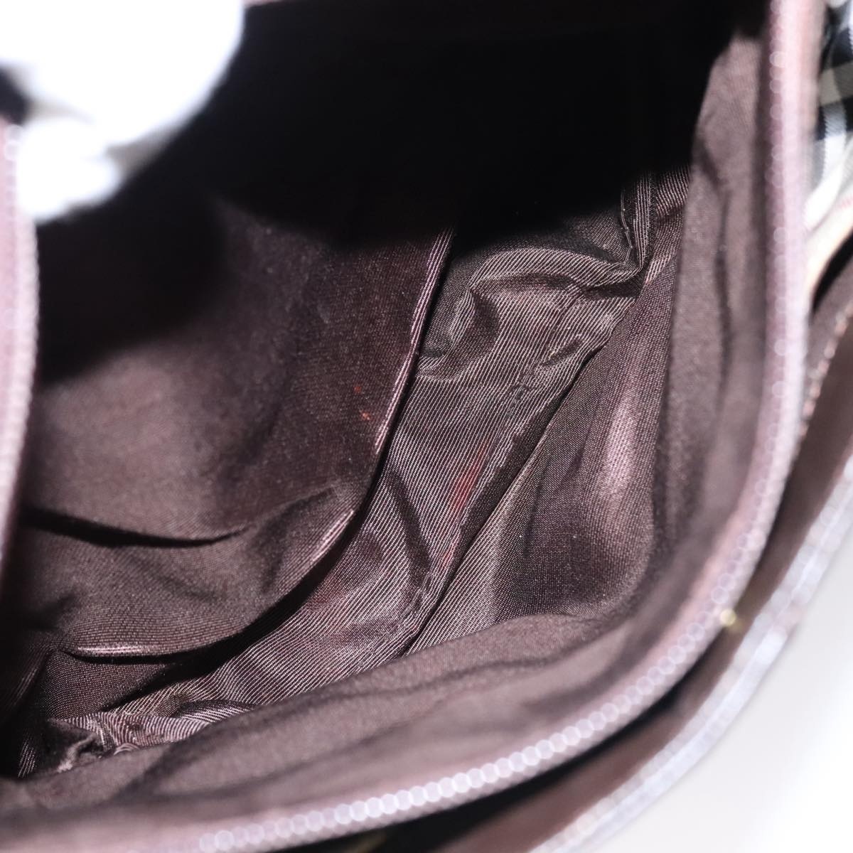 Burberry Hand Bag Leather Brown Gold - 11
