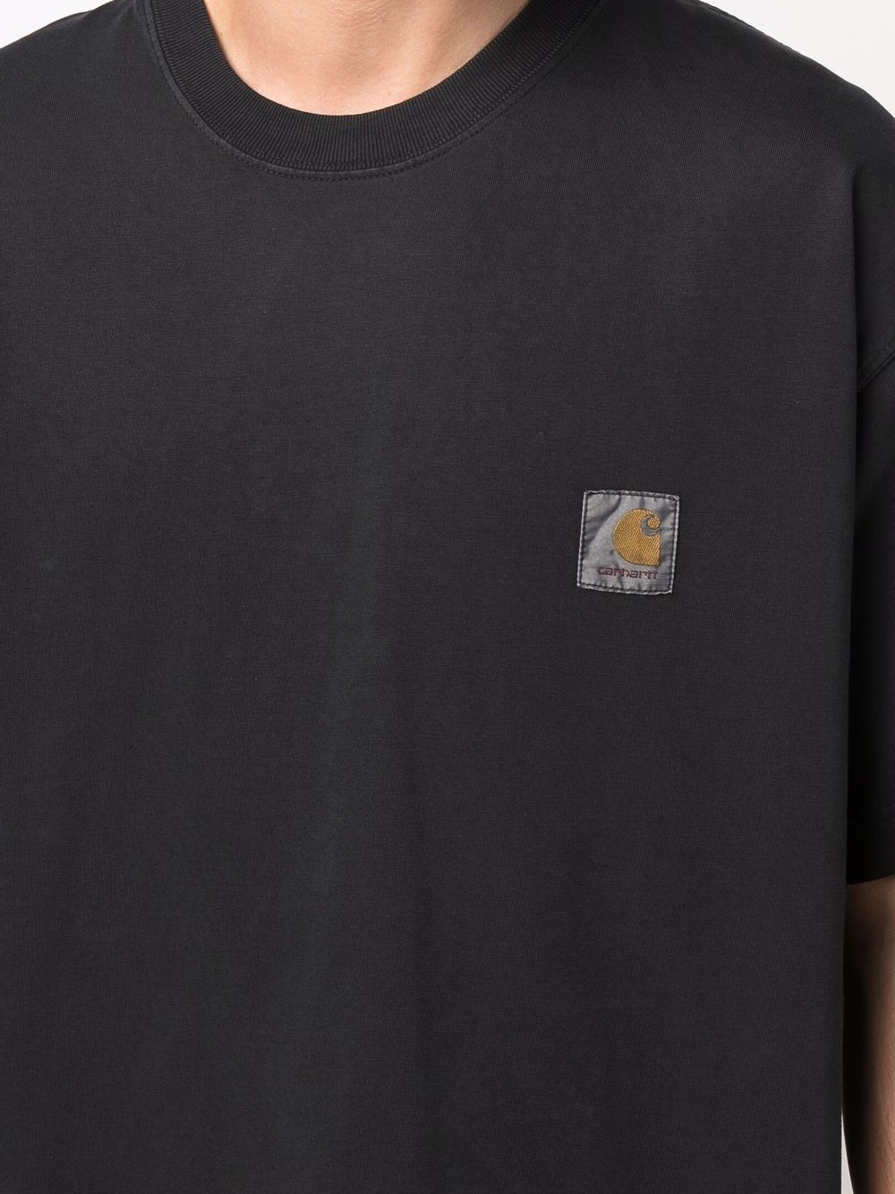 logo-patch organic cotton T-shirt - 5