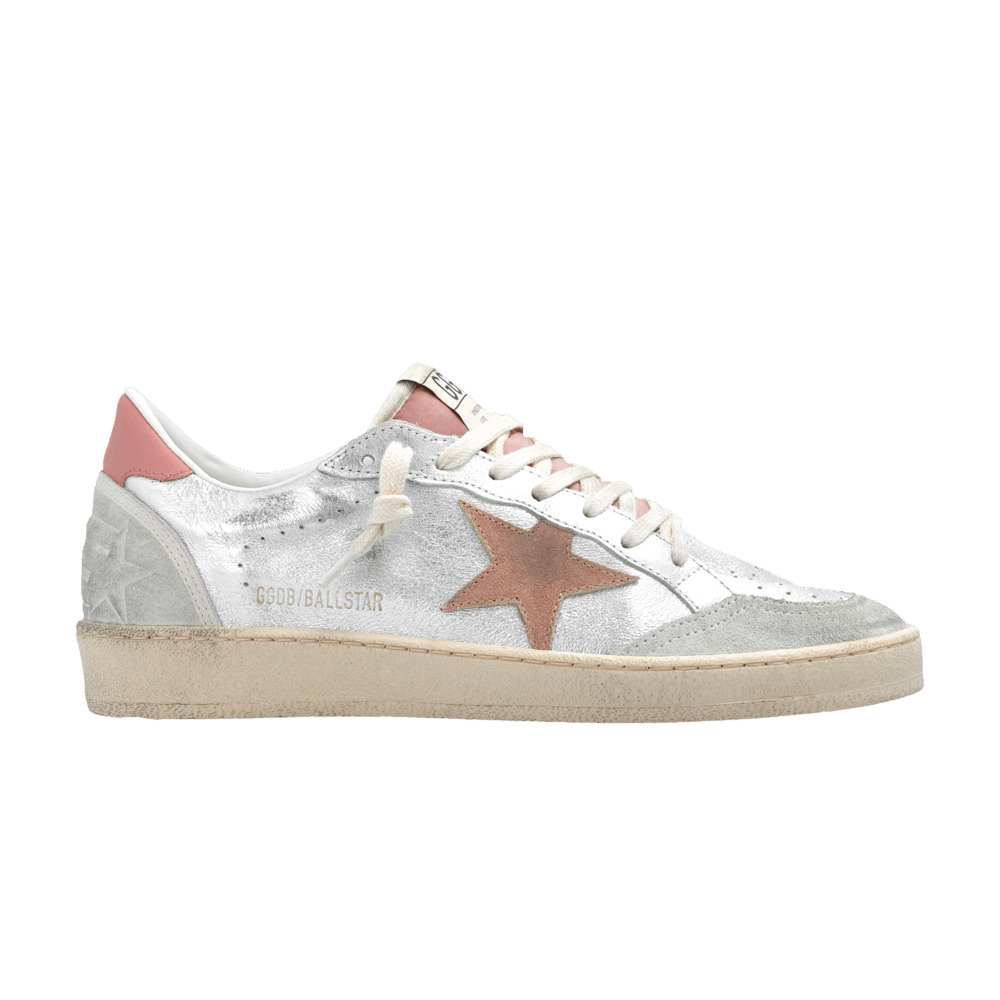 Golden Goose Wmns Ball Star 'Silver Ash Rose Ice' - 1