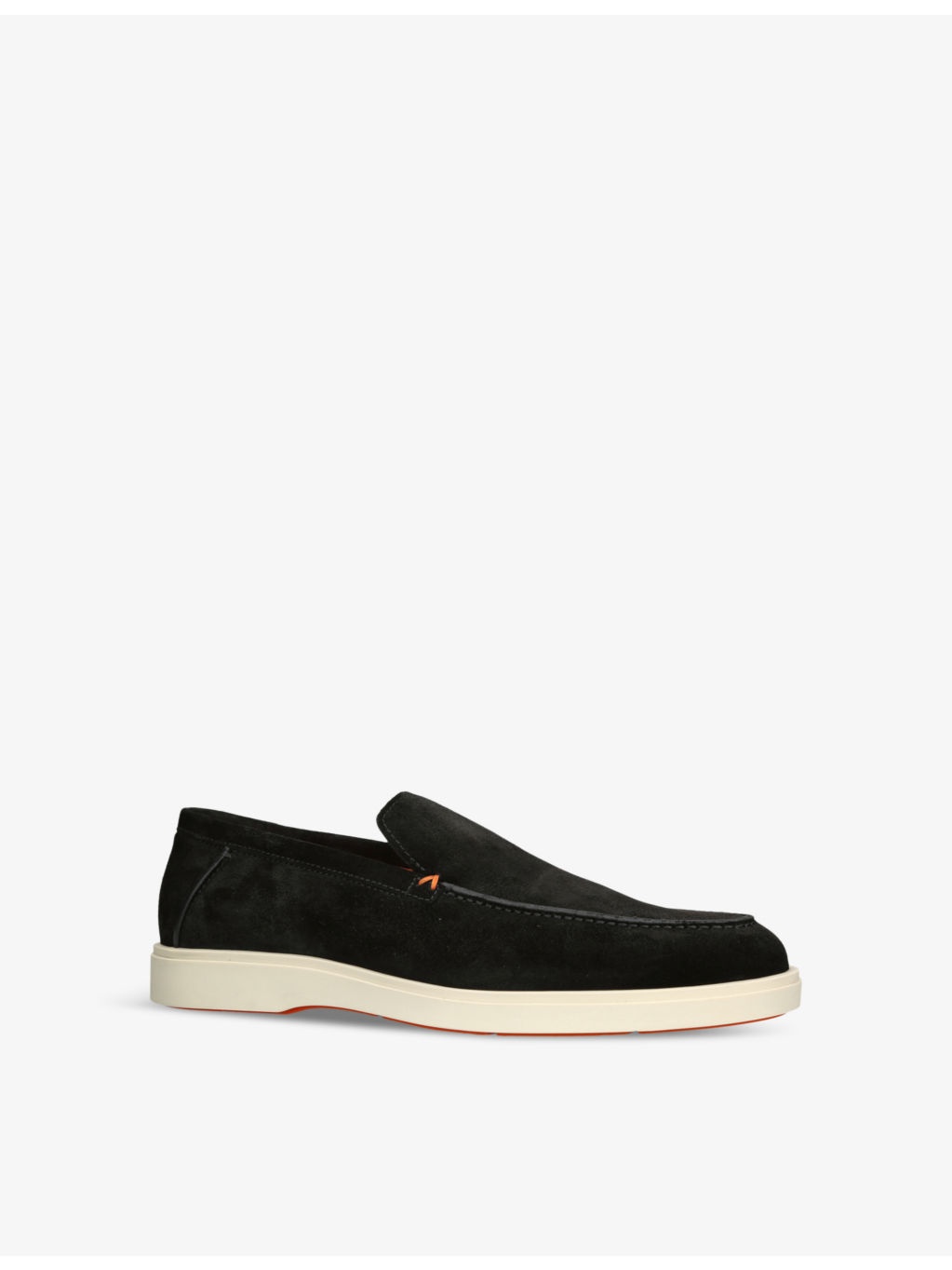 Detroit contrast-sole suede loafers - 3