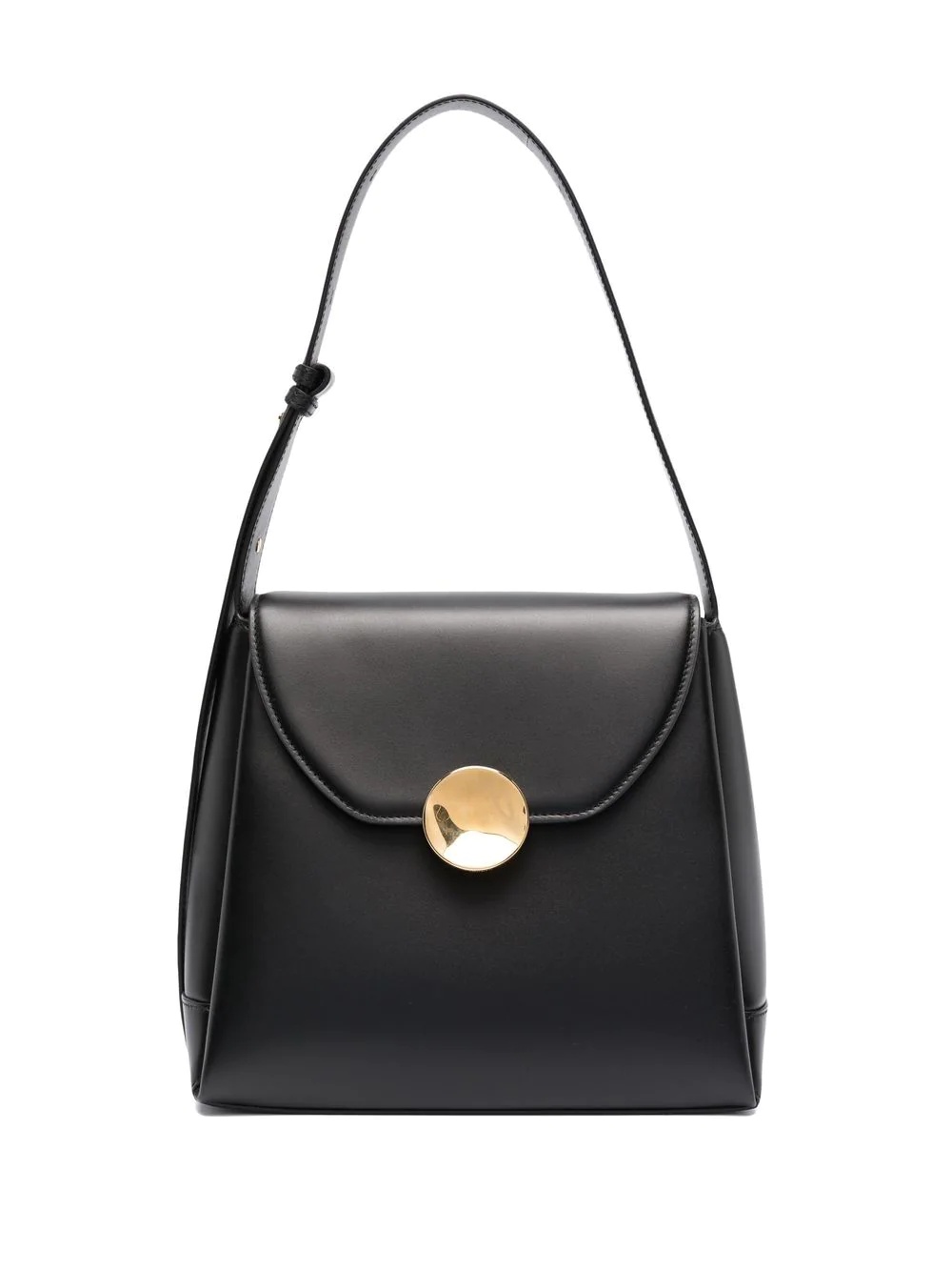 calf-leather shoulder bag - 1