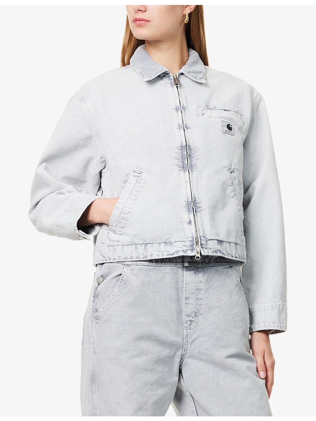 W' Emery Corduroy-Collar Denim Jacket - 3