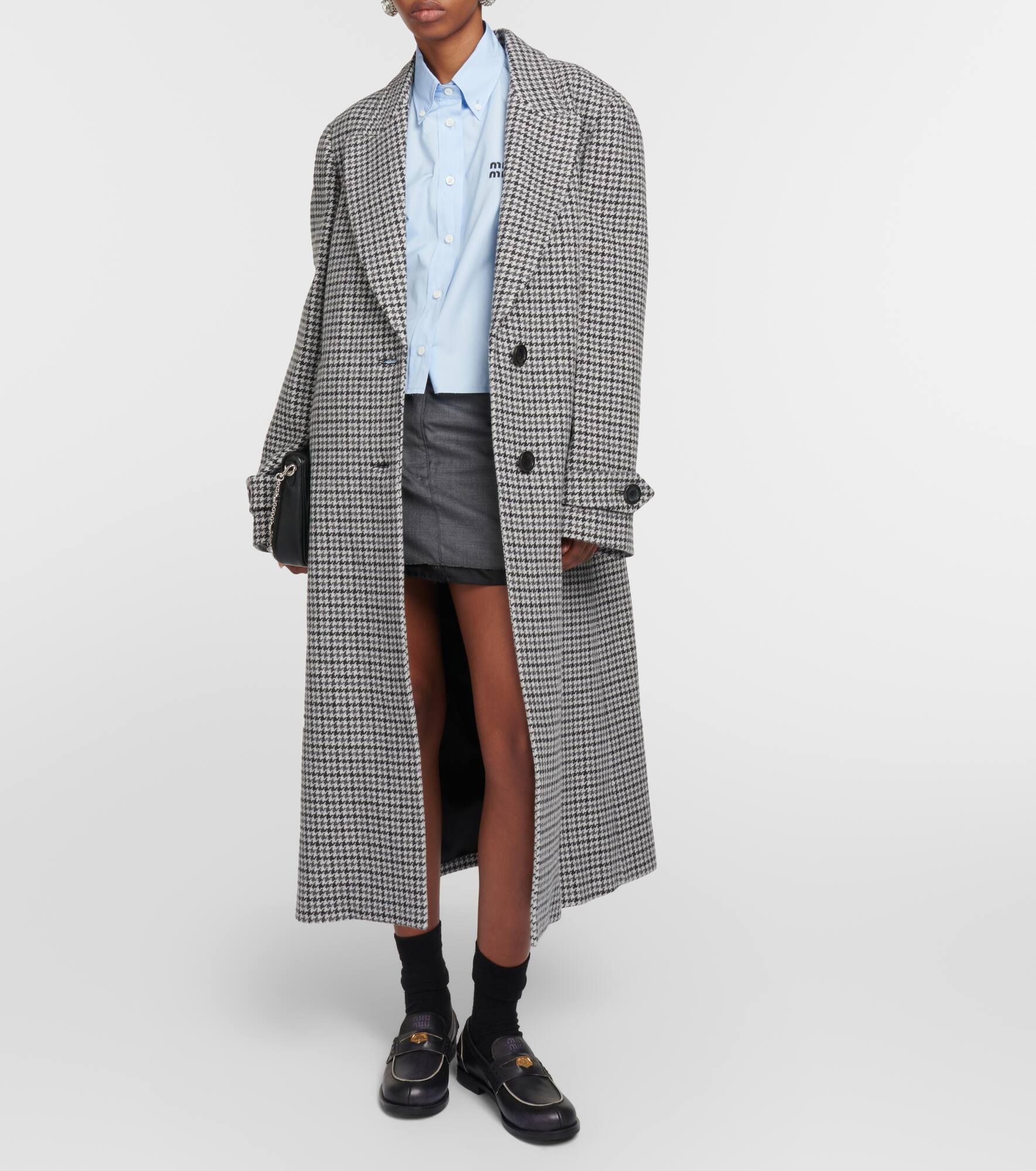 Single-breasted virgin wool coat - 2