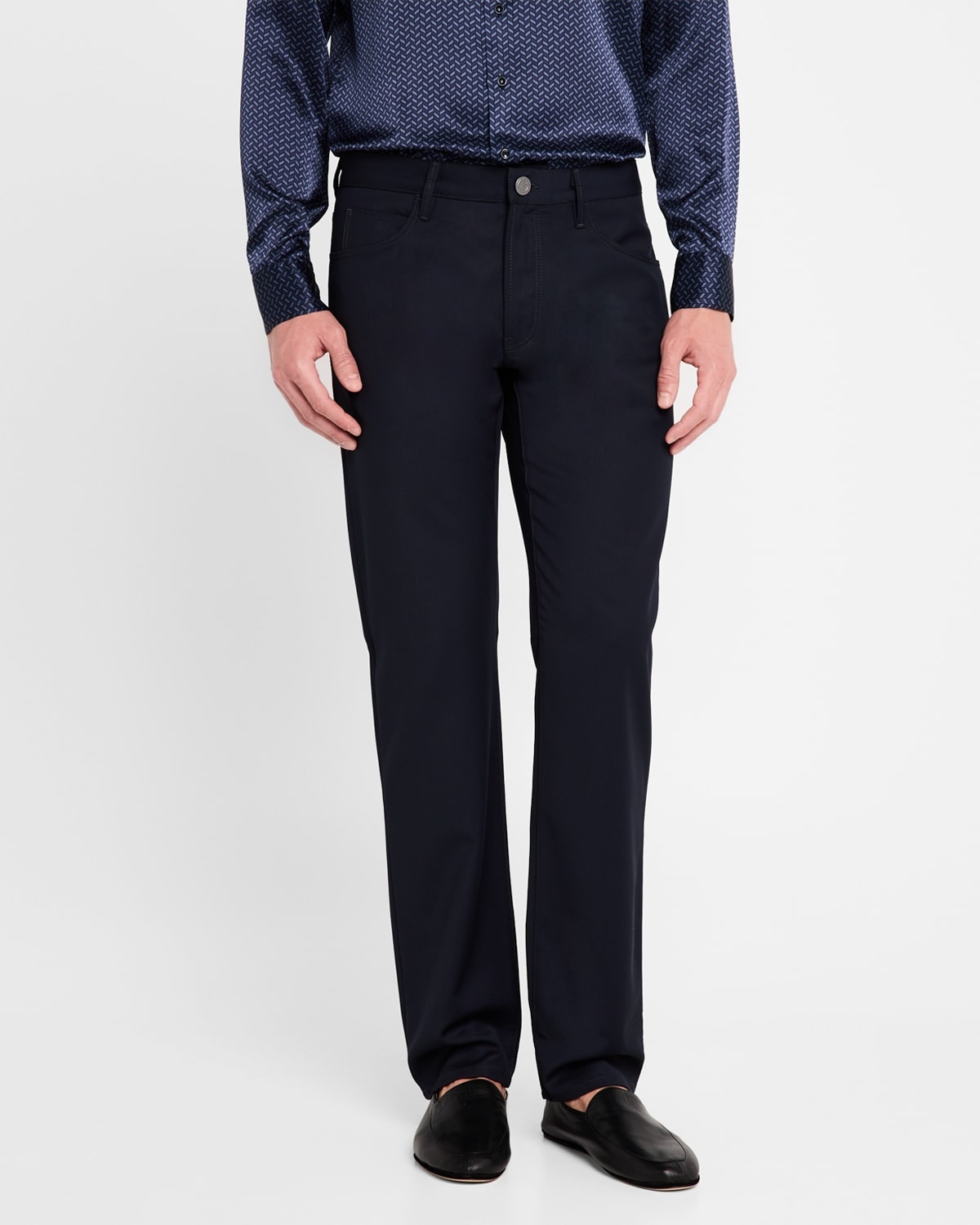 Men's Wool 5-Pocket Pants - 4