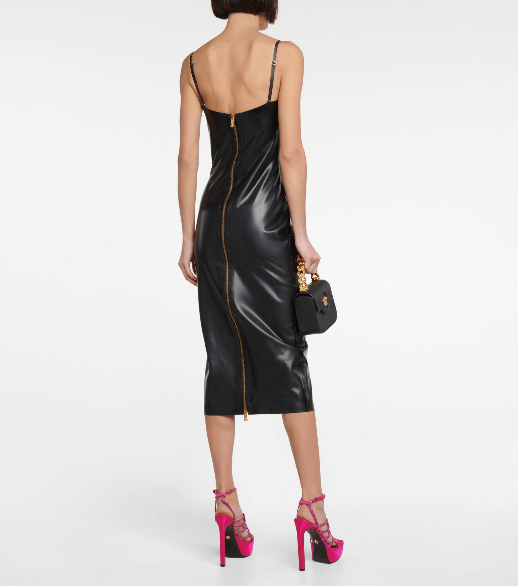 Medusa latex midi dress - 3