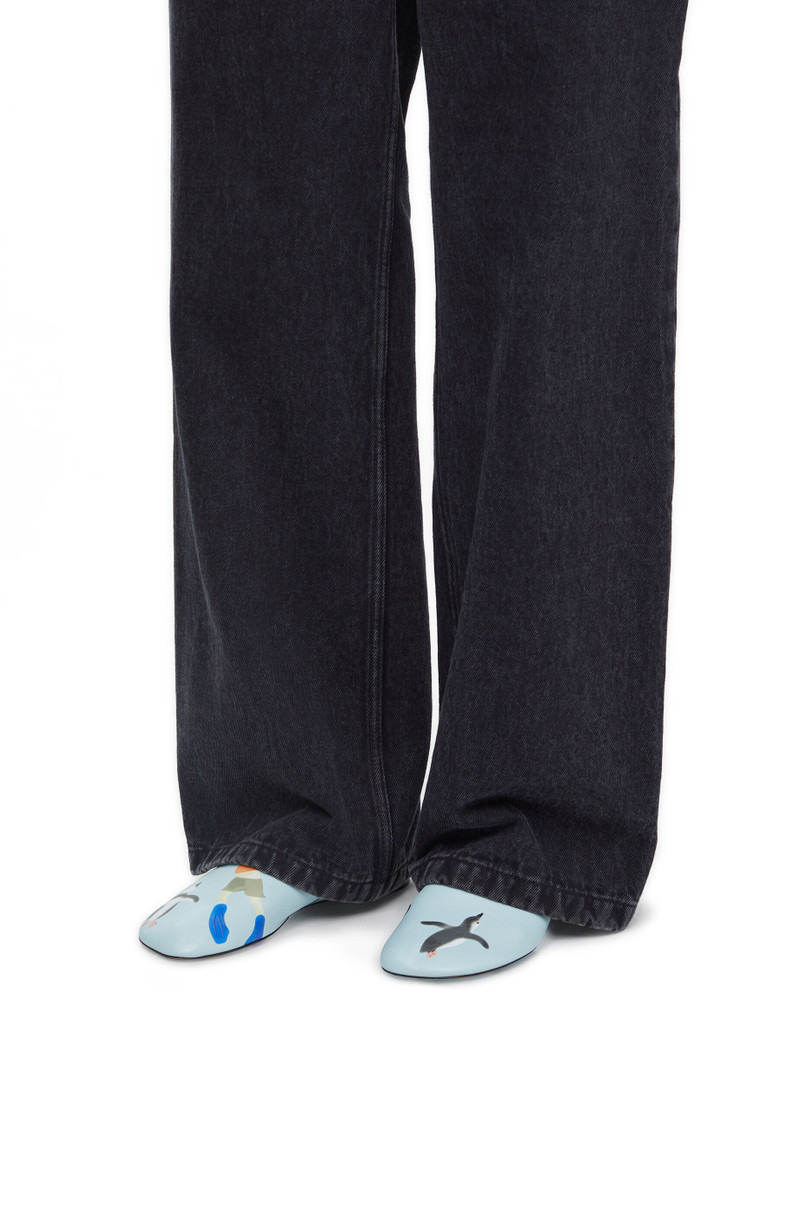 Loewe Toy slipper in printed lambskin outlook