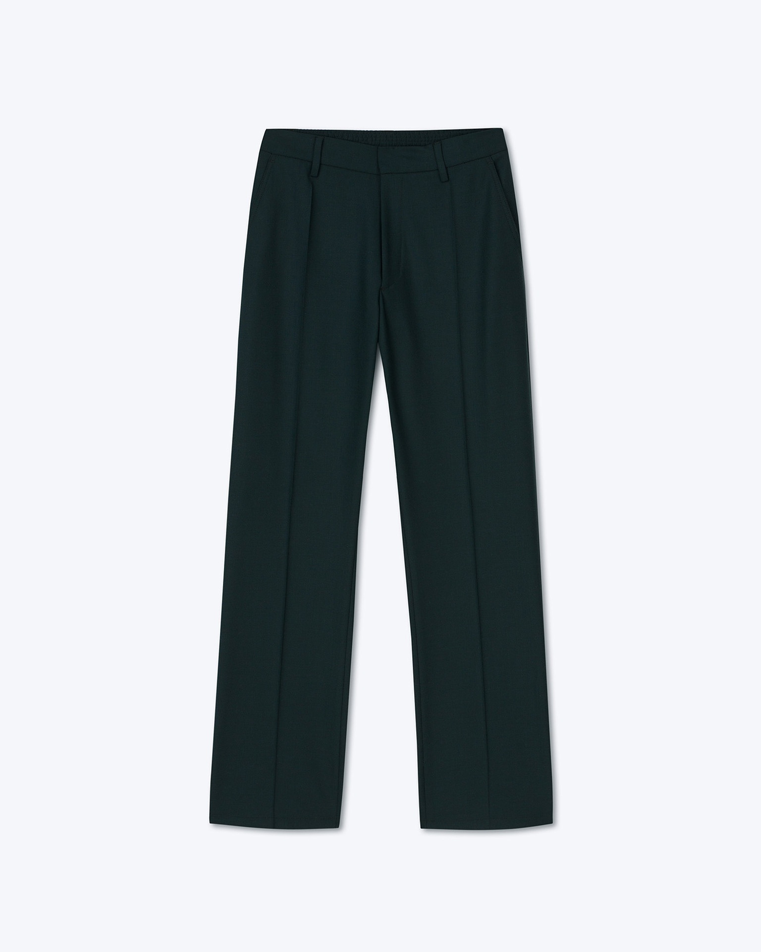 DIMAS - Wool-blend pants - Pine green - 1