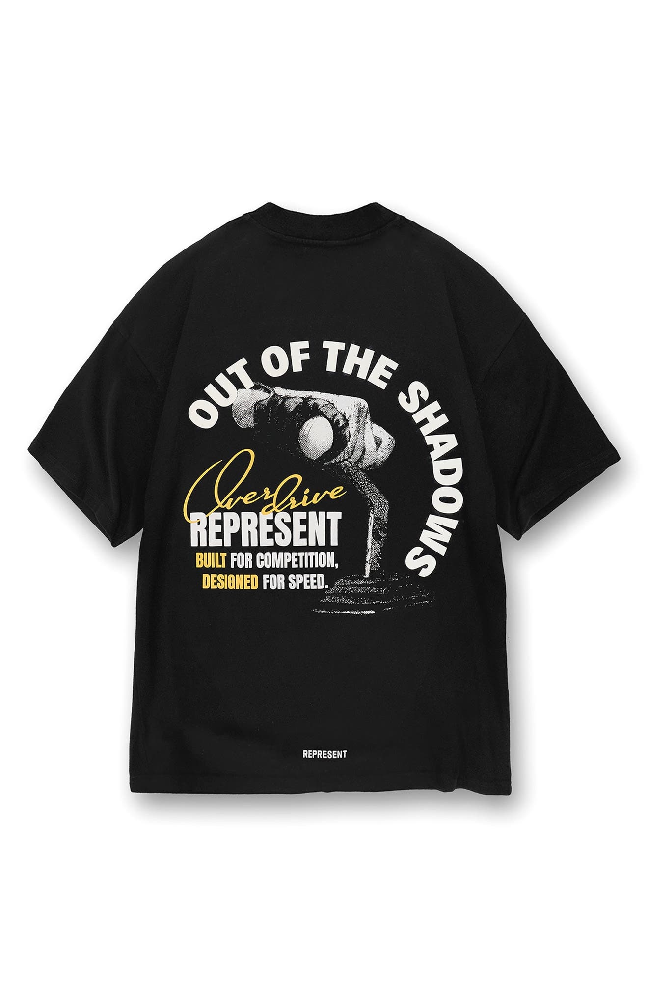 Represent Out of the Shadows Cotton Graphic T-Shirt in Vintage Black at Nordstrom - 4