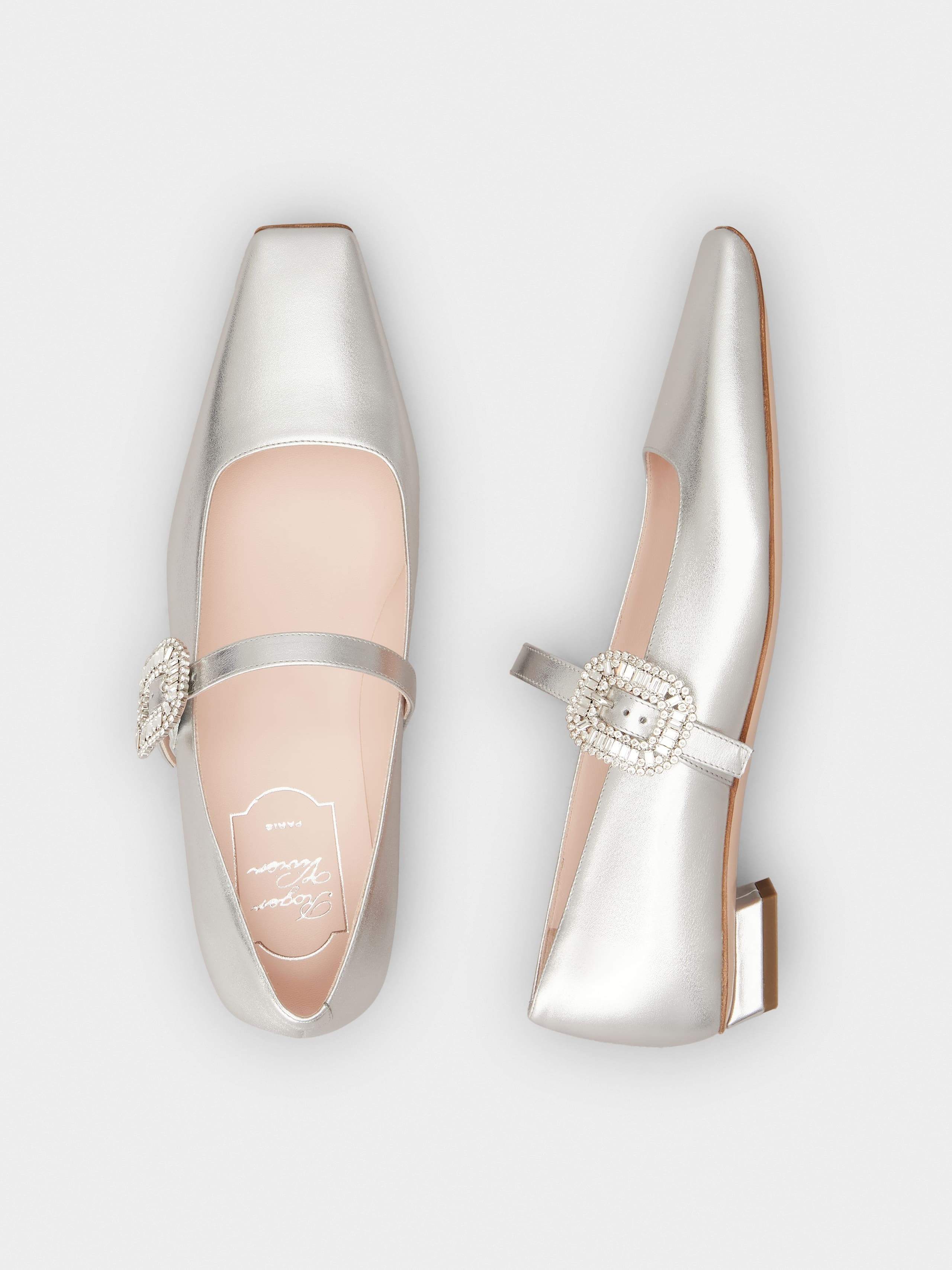 Belle Vivier Mary Janes in leather - 4