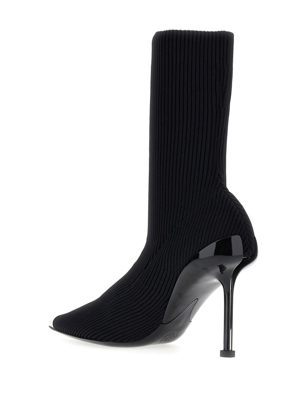 Slash 90mm ribbed-knit boots - 3