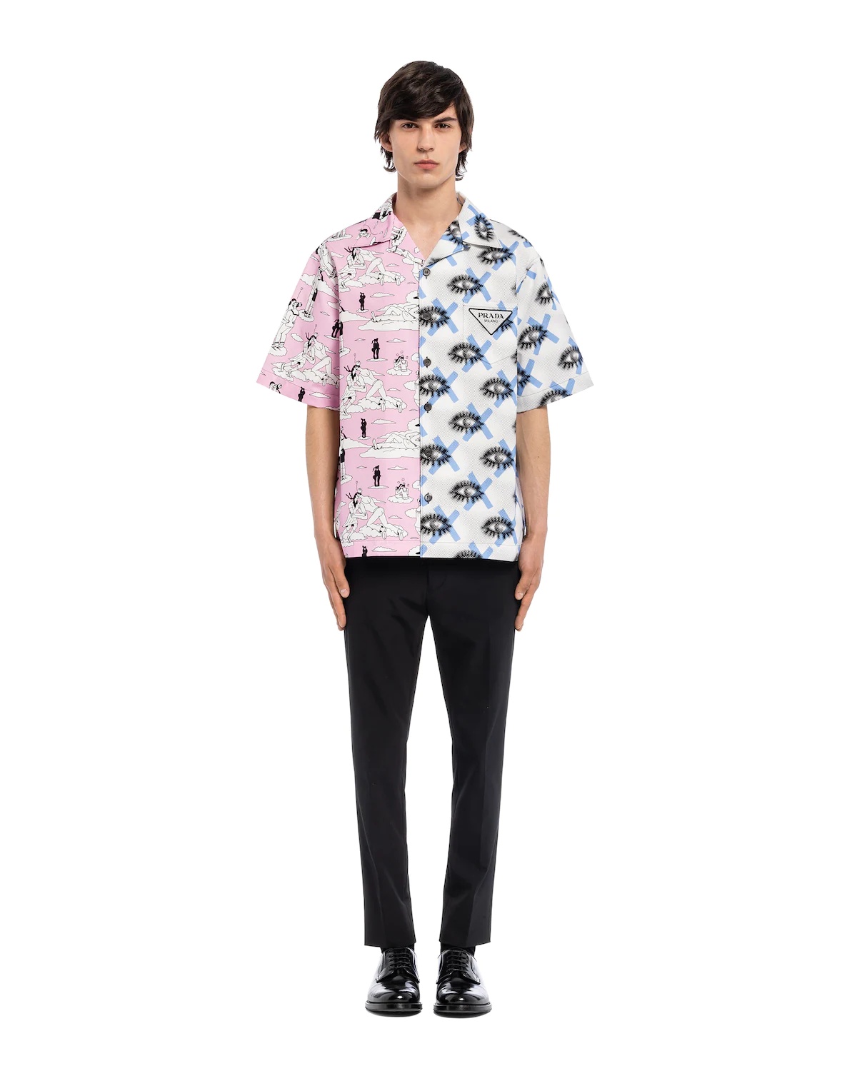 Double Match poplin shirt - 2