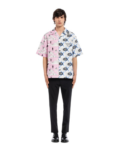 Prada Double Match poplin shirt outlook