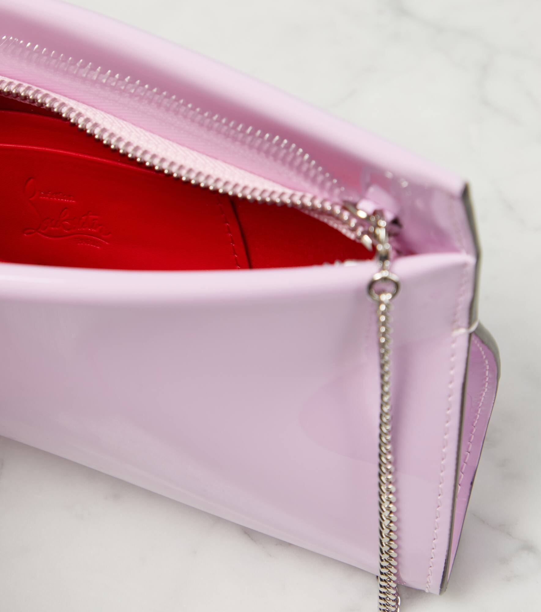Loubitwist Small patent leather clutch - 3