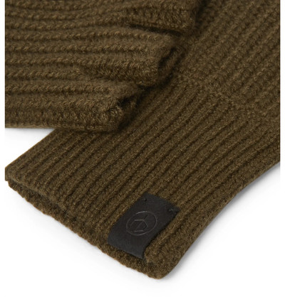 rag & bone Ace Ribbed Cashmere Fingerless Gloves outlook