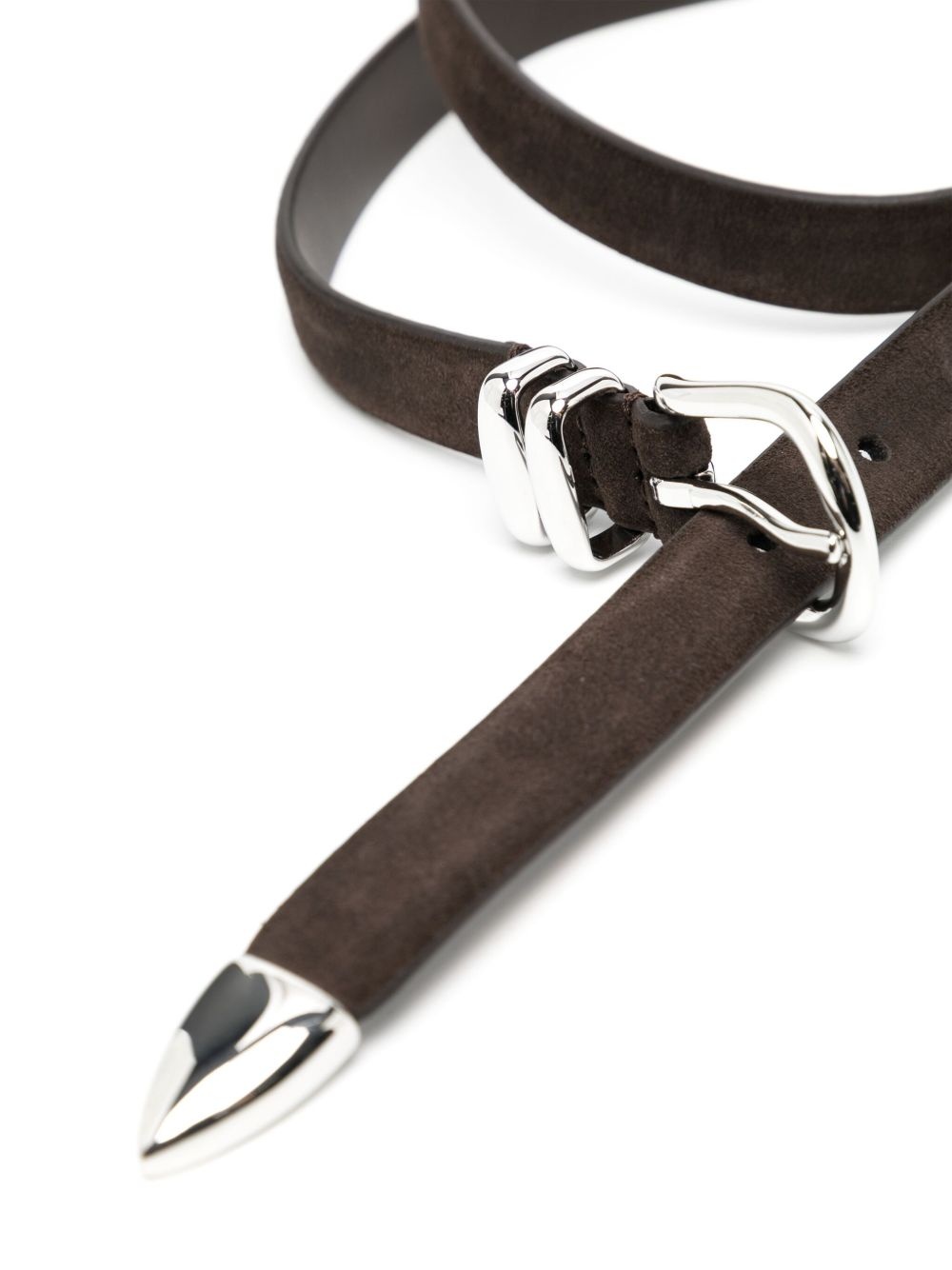 skinny suede belt - 2