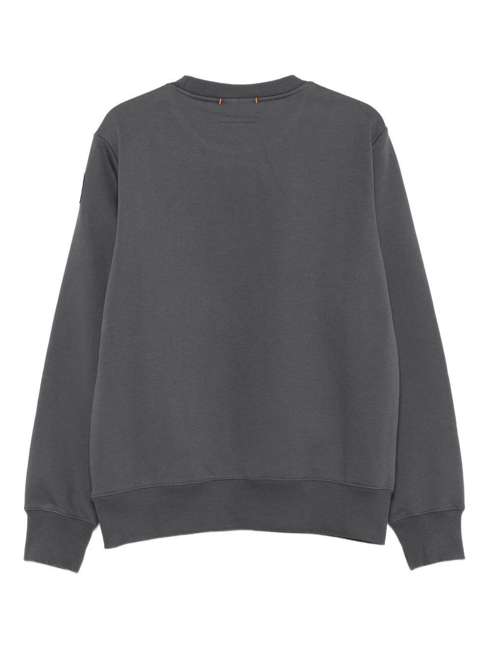 logo-patch crew-neck sweatshirt - 2