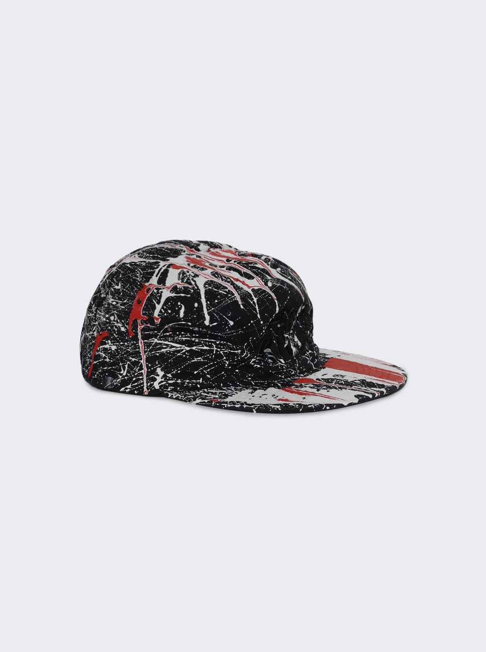 Painted Fitted Cap Black - 2
