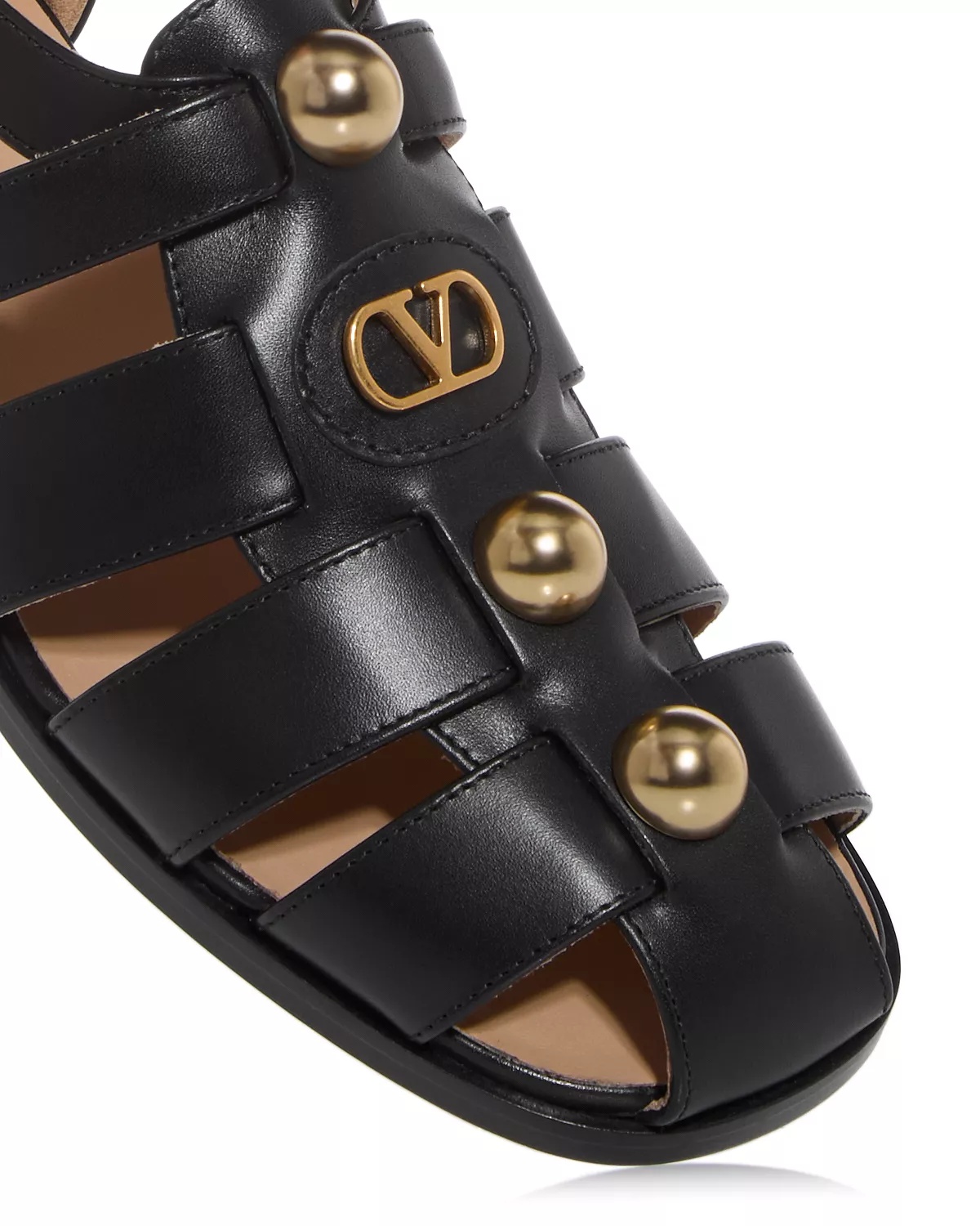 Women's VLogo Embellished Strappy Sandals - 5