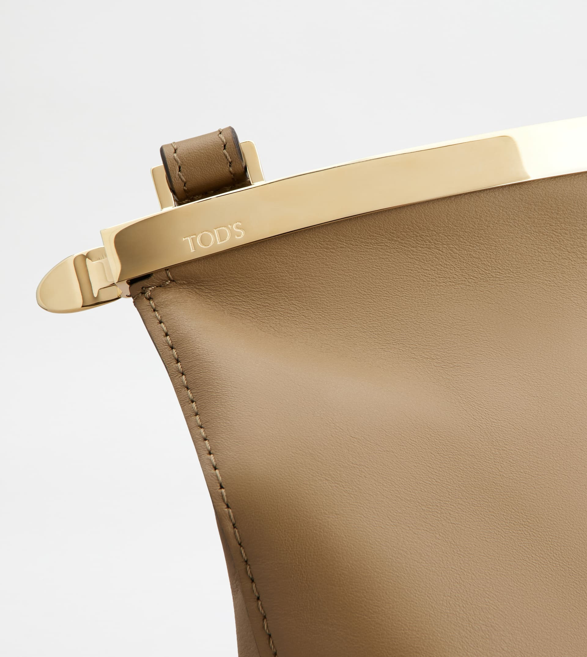 TOD'S MAGENTA BAG BUCKET BAG IN LEATHER SMALL - BROWN - 5