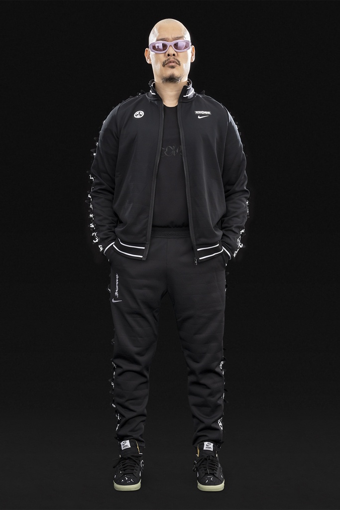 GGG-P1-011 Nike® Acronym® Track Pant Knit BLACK/BLACK ] with GGG-J1-011 - 13