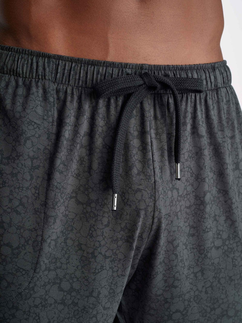 Men's Lounge Shorts London 10 Micro Modal Black - 5