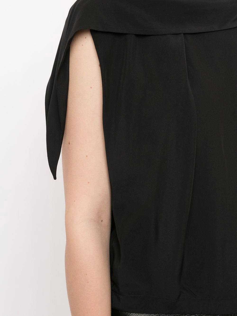 asymmetric sleeveless top - 5