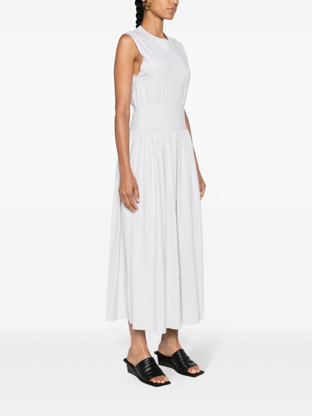mÃ©lange-effect jersey midi dress - 3