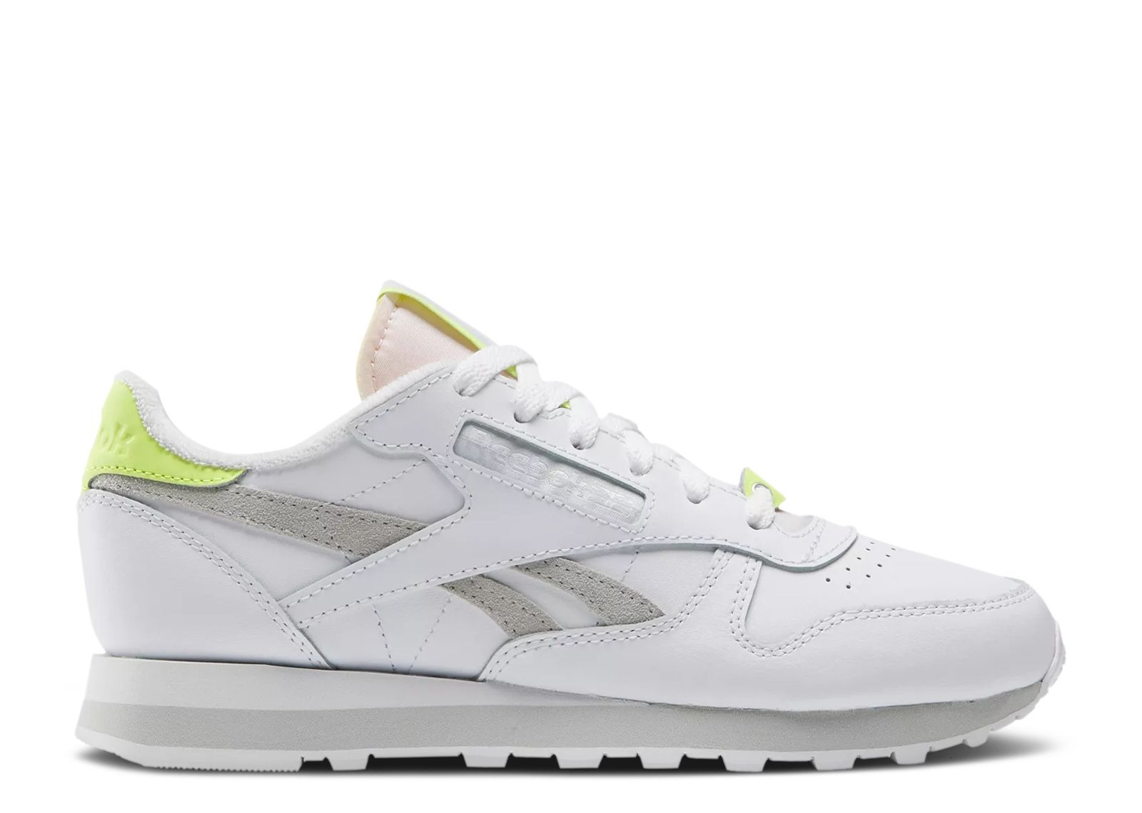WMNS CLASSIC LEATHER 'WHITE ACID YELLOW' - 1