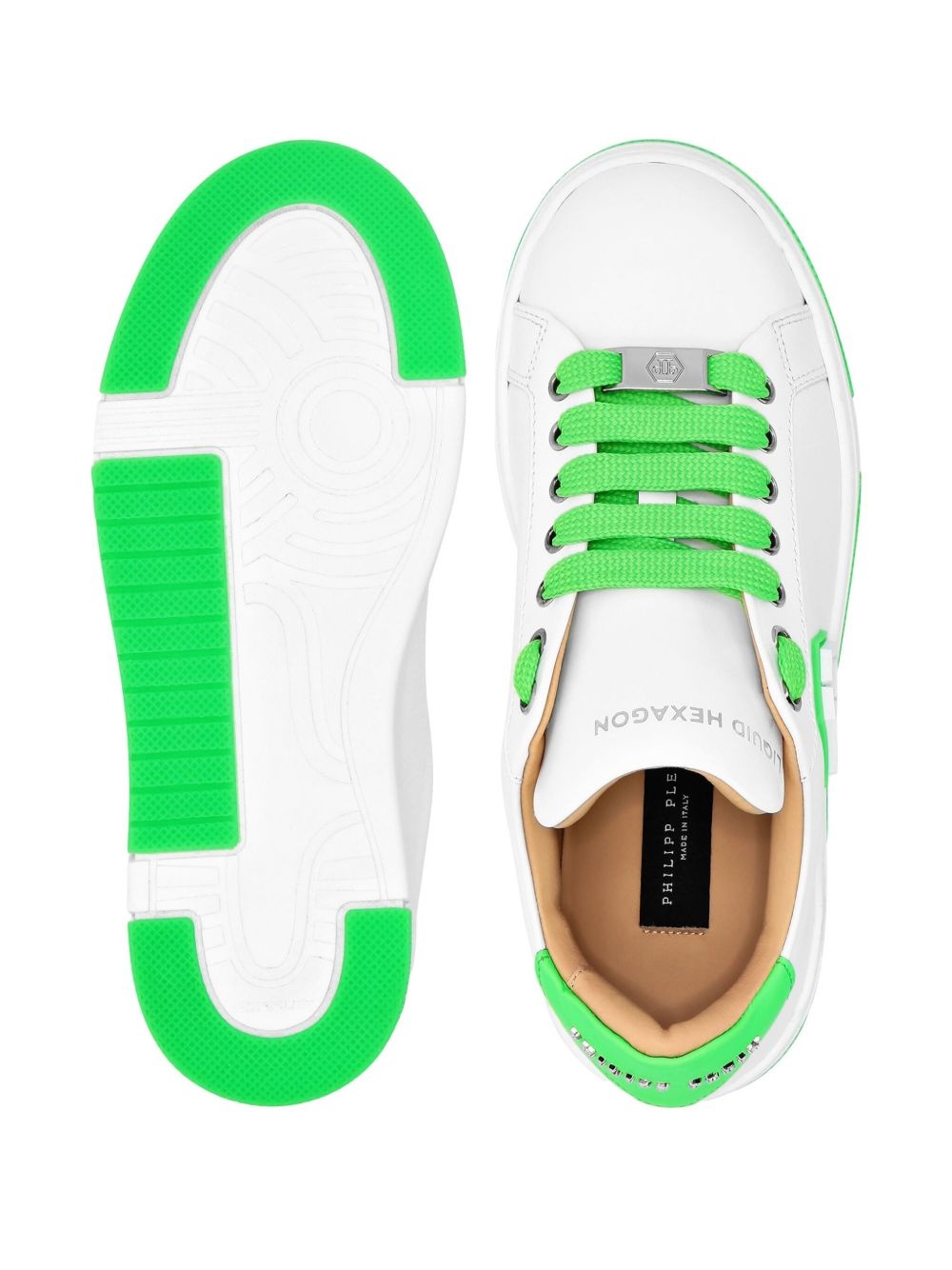 Hexagon-logo sneakers - 3