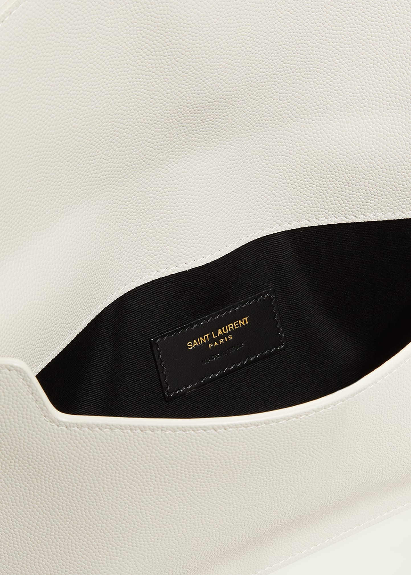 Uptown Medium YSL Monogram Grain de Poudre Pouch Bag - 3