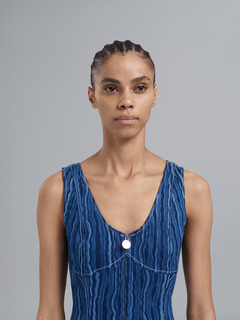 DEGRADÈ DENIM DRESS 4