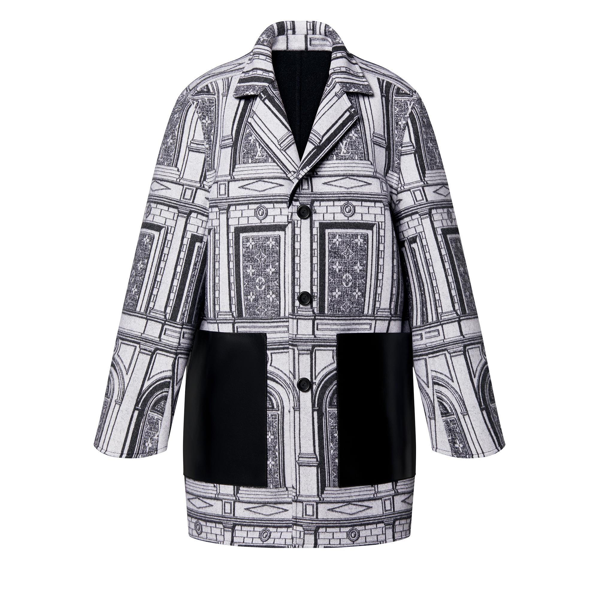 Monogram Architecture Jacquard Reversible Coat - 1