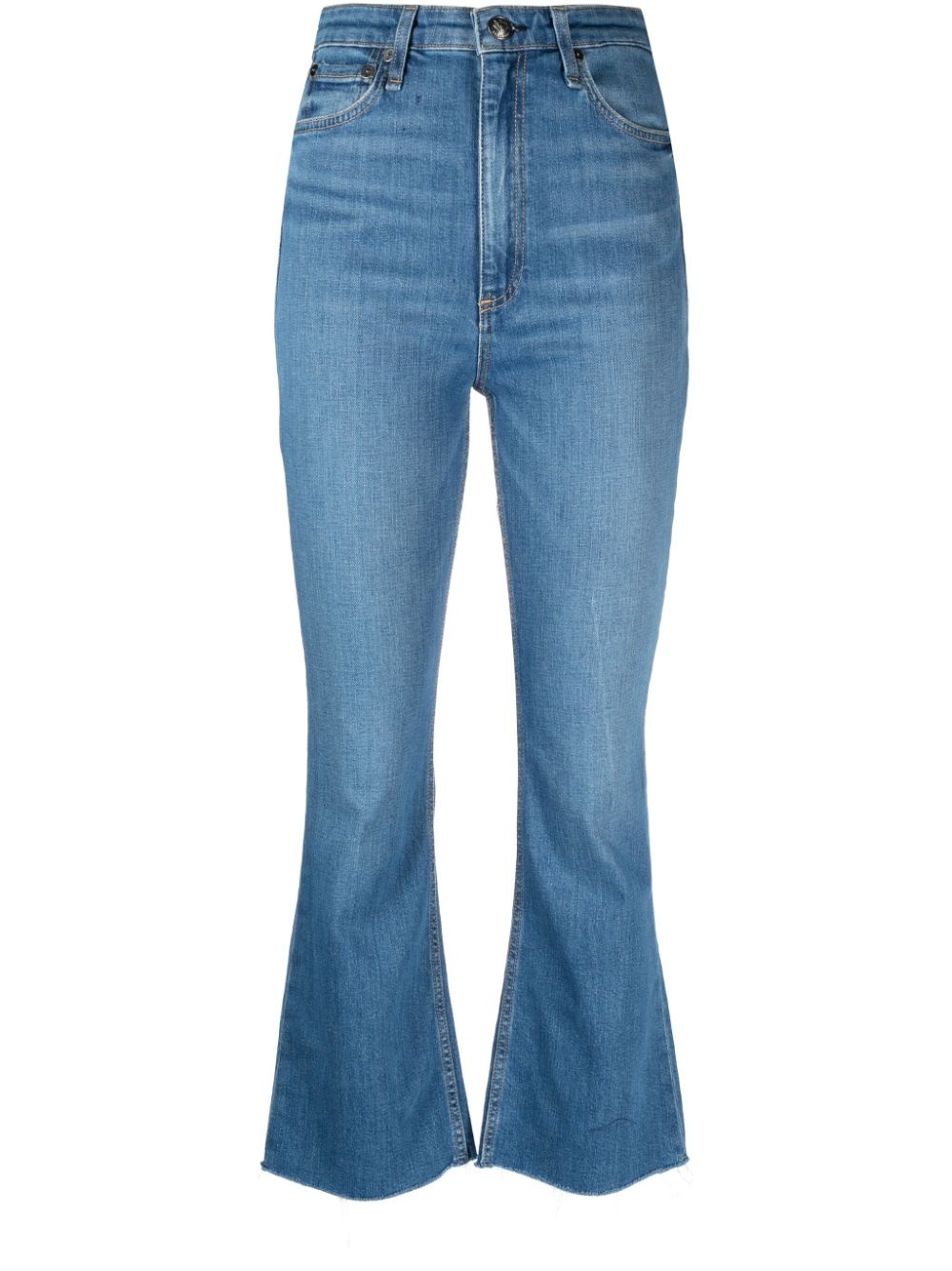 Casey flared cropped jeans - 1