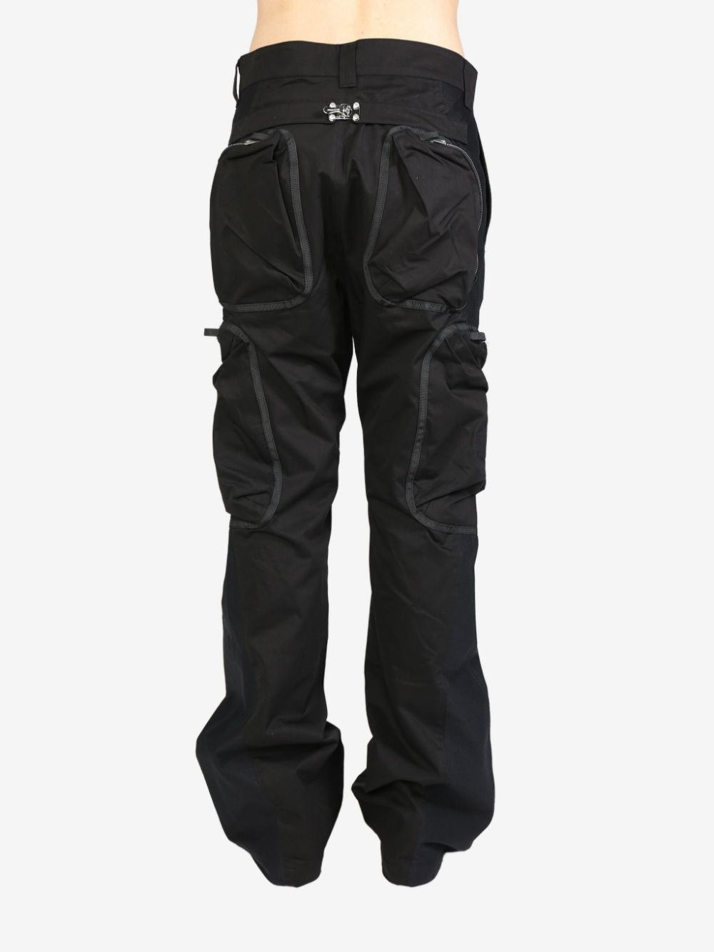 flared cargo trousers - 3