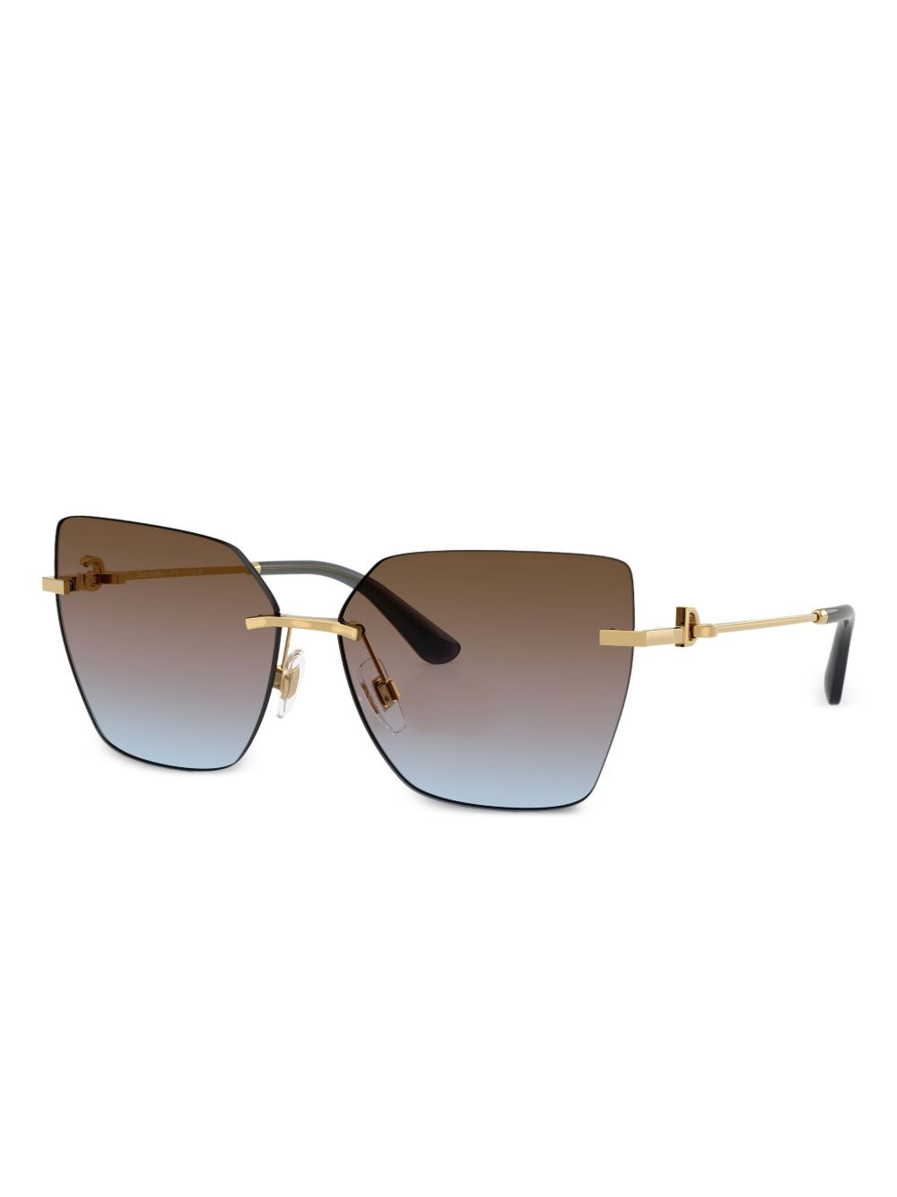 geometric-frame sunglasses - 2