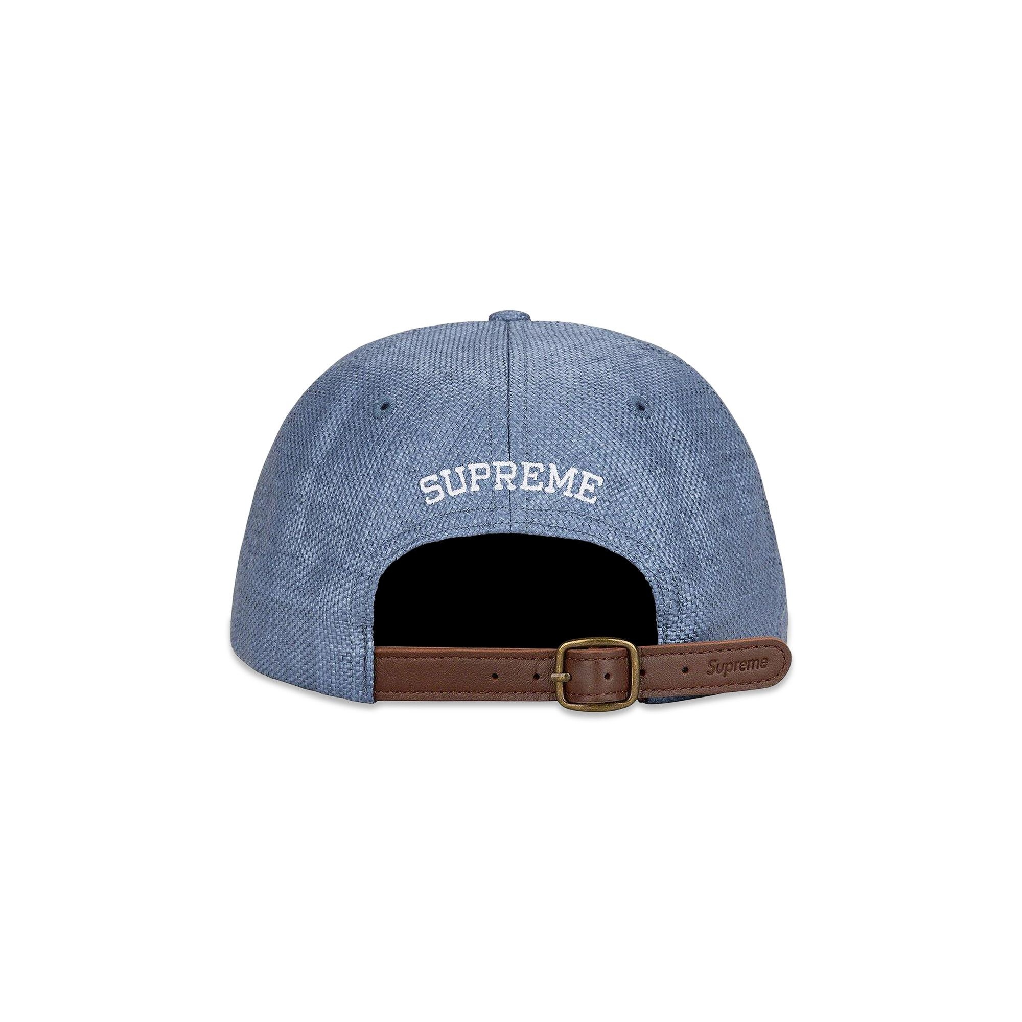 Supreme Raffia S Logo 6-Panel 'Navy' - 2