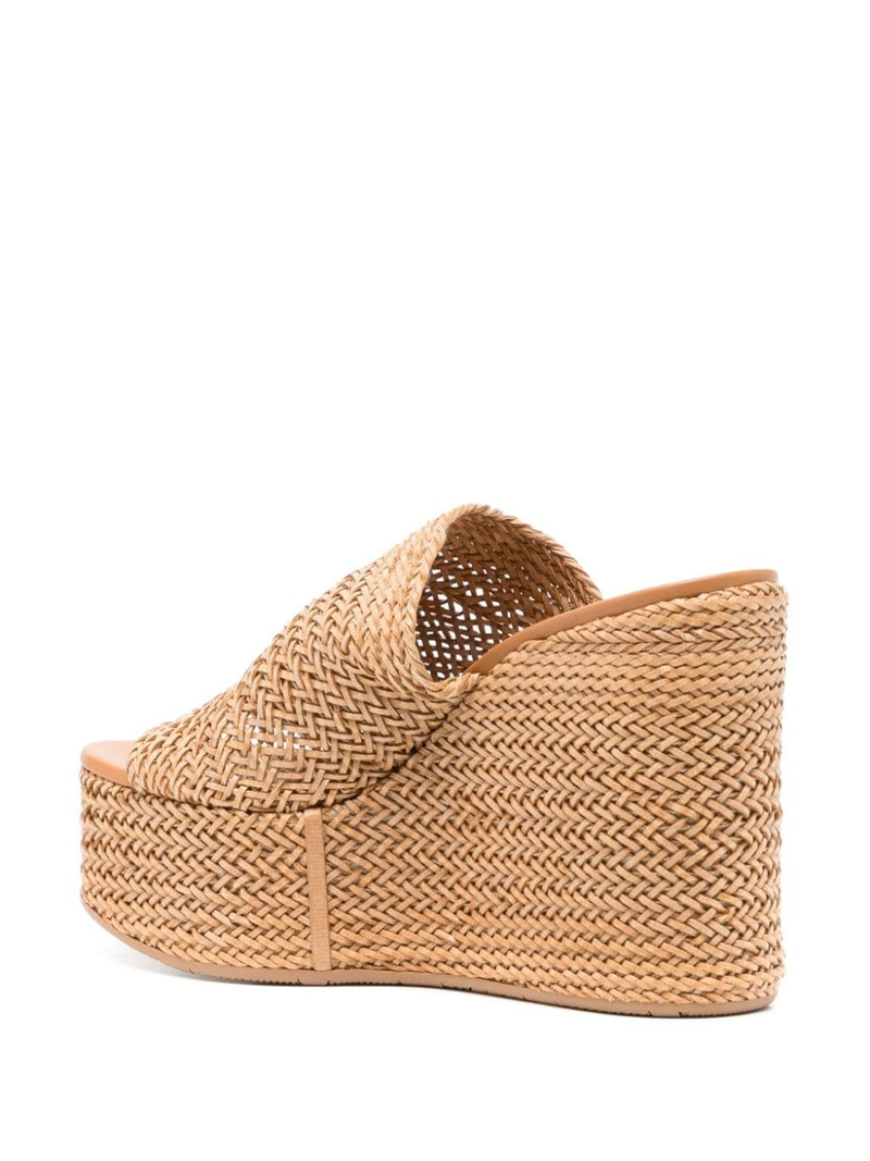 Twiga 80mm wedge mules 3
