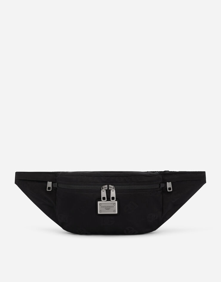 Nylon belt bag with logo - 1
