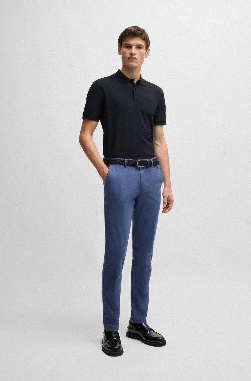 BOSS PALLAS REGULAR-FIT POLO SHIRT IN COTTON WITH EMBROIDERED LOGO outlook
