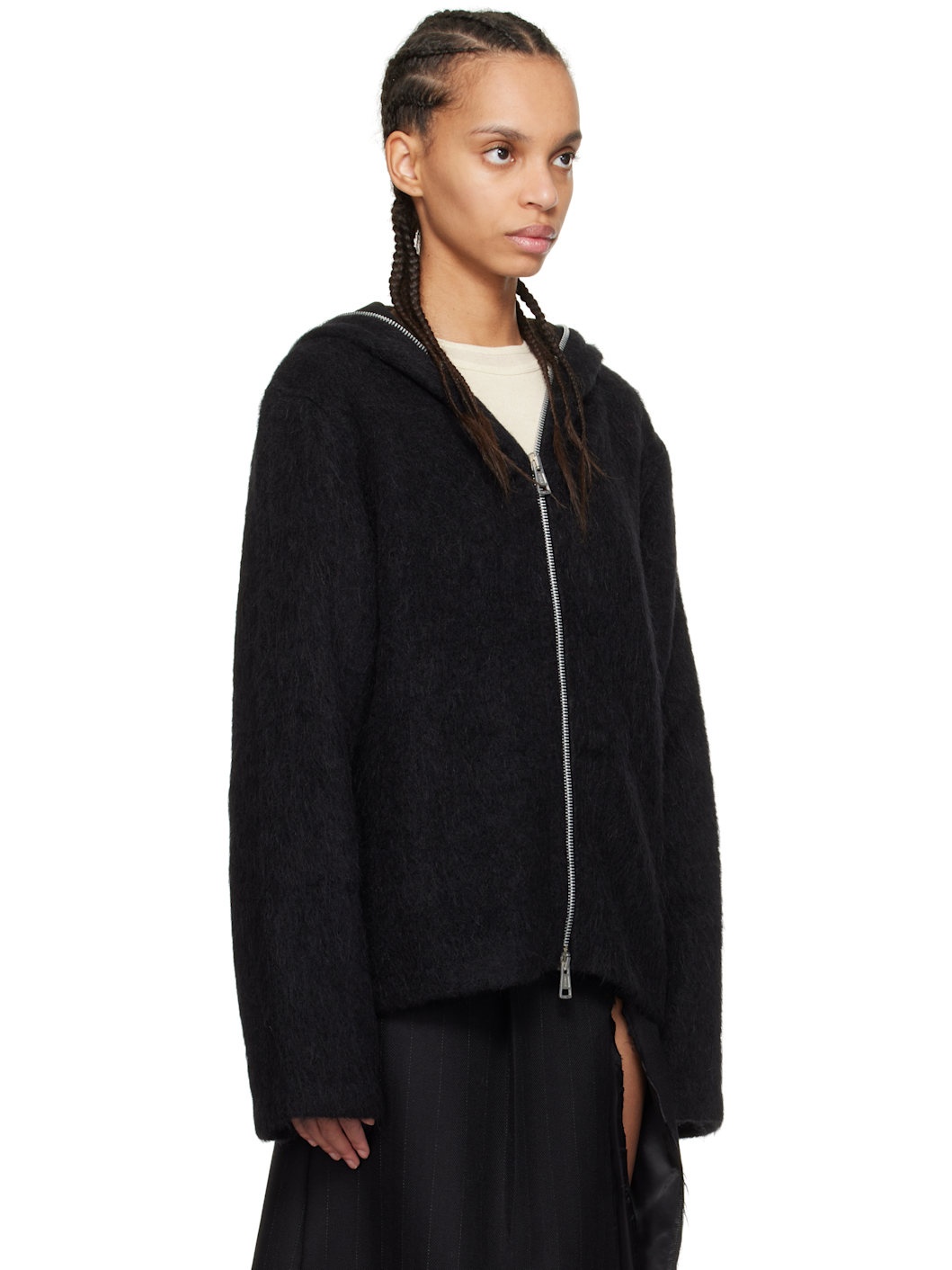 Black Full Zip Hoodie - 2